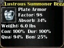 Lustrous Summoner Breastplate